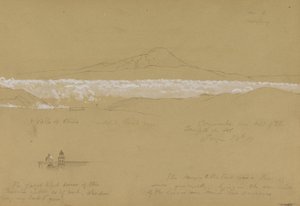 Cayambé, matin, depuis le Temple du Soleil, Quito - Frederic Edwin Church